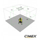 Laser level with green beam CIMEX SL1H4VG