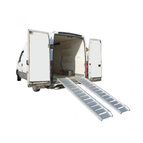 Removable aluminum car ramp CIMEX ALR1800 set of 2 - 244 x 45cm. / 1800 kg.