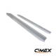 Removable aluminum car ramp CIMEX ALR3000 set of 2 - 238 x 30 cm / 3000 kg.