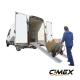 Removable aluminum car ramp CIMEX ALR3000 set of 2 - 238 x 30 cm / 3000 kg.