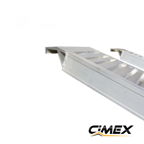 Removable aluminum car ramp CIMEX ALR3000 set of 2 - 238 x 30 cm / 3000 kg.