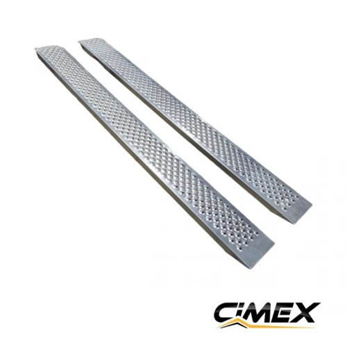 Aluminum Ramp CIMEX, set of 2 – 200 x 21.5 cm / 400 kg Aluminum Ramp CIMEX, set of 2 – 200 x 21.5 cm / 400 kg