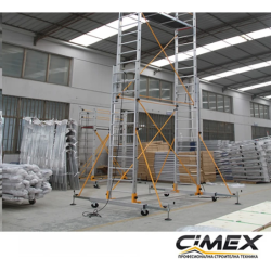 6 m mobile aluminium scaffold tower