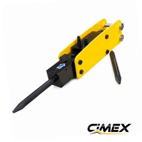 Hydraulic breaker for mini excavators with 2 awls CIMEX CHE12RS-HB - 200 J Hydraulic breaker for mini excavators with 2 awls CIMEX CHE12RS-HB - 200 J
