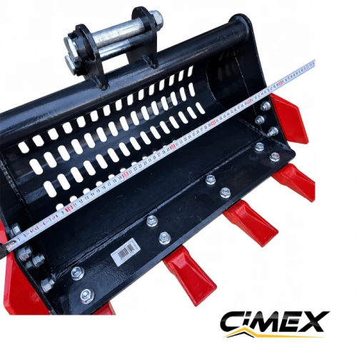 Sieve bucket for mini excavator CIMEX CHE12RS-SB-600 - 600 mm
