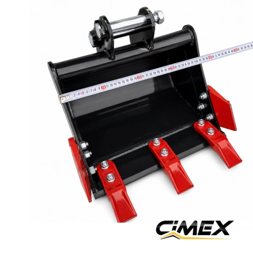 Excavation bucket for mini excavator CIMEX CHE12RS-TB-400 - 400 mm