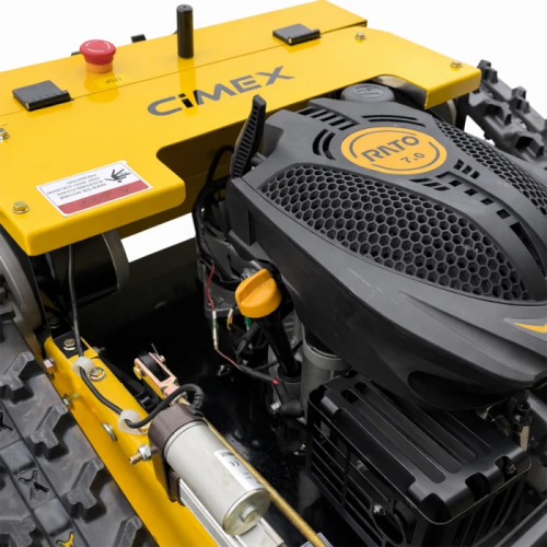 Chain self-propelled mower with remote control CIMEX CM500 - 500mm, 7hp. RATO engine