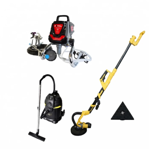 Vacuum cleaner + Giraffe for walls and ceilings + Machine for airless painting