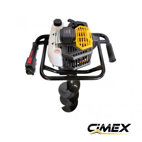 Petrol Earth Auger CIMEX EA250, 58 cc, 3.6 HP + 2 Augers (100 mm, 200 mm)
