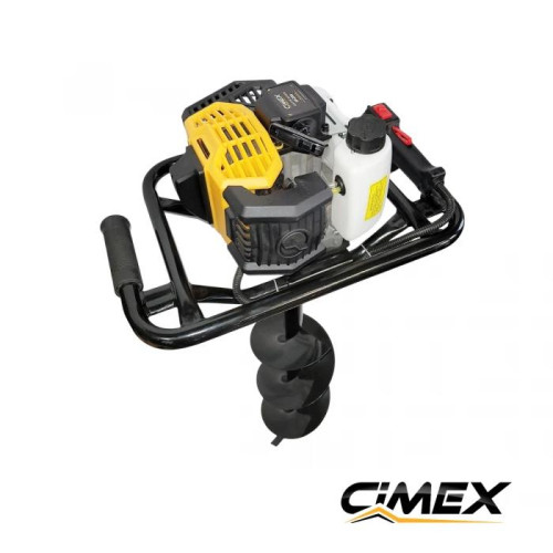 Petrol Earth Auger CIMEX EA250, 58 cc, 3.6 HP + 2 Augers (100 mm, 200 mm)