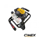 Petrol Earth Auger CIMEX EA250, 58 cc, 3.6 HP + 2 Augers (100 mm, 200 mm)