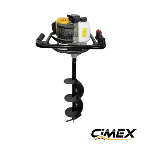 Petrol Earth Auger CIMEX EA250, 58 cc, 3.6 HP + 2 Augers (100 mm, 200 mm)