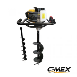 Earth Auger CIMEX EA200, 52 cc, 2.2 HP + 2 Auger Bits (100 mm, 200 mm) Earth Auger CIMEX EA200, 52 cc, 2.2 HP + 2 Auger Bits (100 mm, 200 mm)