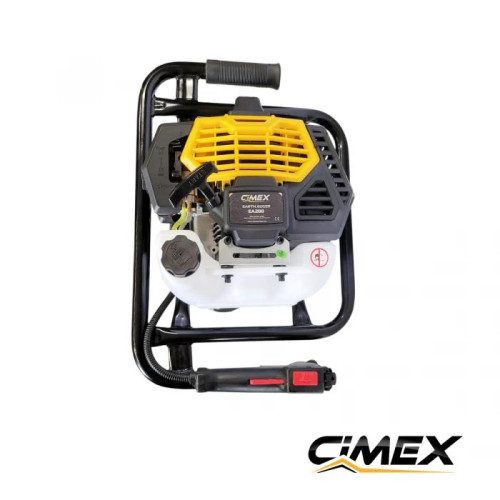 CIMEX EA200 Earth Auger, 52 cc, 2.2 HP + Drill Bit (200 mm)
