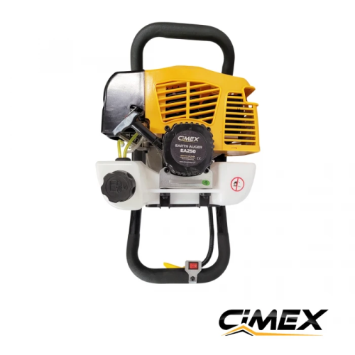 Petrol drill up to 250 mm. CIMEX EA250 with 3 drills (100, 150 and 250 mm) and extension 50 cm