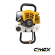 Petrol drill up to 250 mm. CIMEX EA250 with 3 drills (100, 150 and 250 mm) and extension 50 cm
