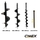 Petrol drill up to 250 mm. CIMEX EA250 with 3 drills (100, 150 and 250 mm) and extension 50 cm