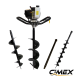 Petrol drill up to 250 mm. CIMEX EA250 with 3 drills (100, 150 and 250 mm) and extension 50 cm