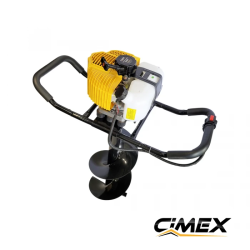 Petrol earth-auger kit with 500 mm extension CIMEX EA300 - 4.7 hp + 150/250/300 mm augers