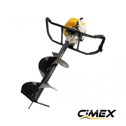 Petrol earth-auger kit CIMEX EA300 - 4.7 hp + 100/200/300 mm augers