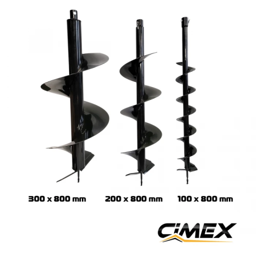 Petrol drill for land CIMEX EA300 4.7 hp + 3 drills (100 / 200 / 300 mm) Petrol drill for land CIMEX EA300 4.7 hp + 3 drills (100 / 200 / 300 mm)