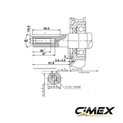 Petrol Engine 6.5 HP CIMEX G200