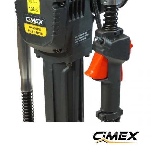 Gasoline stake driver GDP-80 - 2 hp, 55 J, up to 100 mm