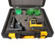 PROMO PACK! Rotary hammer with quick-change chuck 3 kg + 3D laser level + Telescopic A-frame ladder