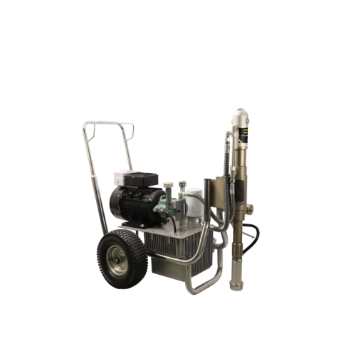 Putty and airless painting machine CIMEX HPS 12.220 + Tank for paint and putty mixture CIMEX TPS-P