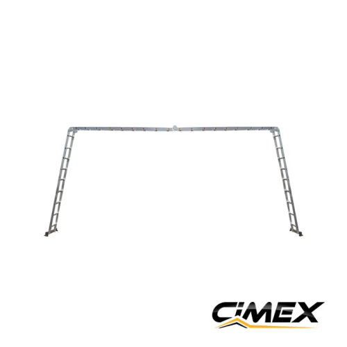 Multifunctional aluminum ladder CIMEX MFL10.4 - 10.40 m., (4x9)