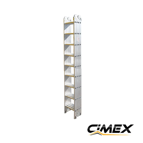 Multifunctional aluminum ladder CIMEX MFL10.4 - 10.40 m., (4x9)
