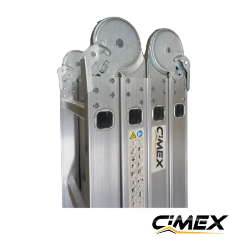 Multifunctional Aluminum Folding Ladder – 4.66 m (4x4)