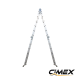 Multifunctional aluminum ladder CIMEX MFL7.0 - 6.90 m., (4x6) Multifunctional aluminum ladder CIMEX MFL7.0 - 6.90 m., (4x6)