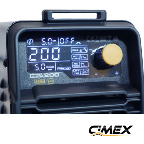 Inverter electric generator 200A with Lift Tig function CIMEX MMA 200 + Gift Inverter electric generator 200A with Lift Tig function CIMEX MMA 200 + Gift