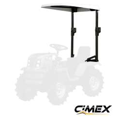Additional roof for garden mini tractor MT18G-RS / MT18D-RS
