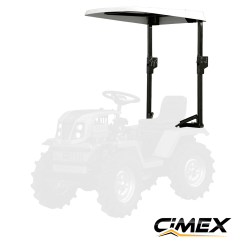 Additional roof for garden mini tractor MT18G-RS / MT18D-RS