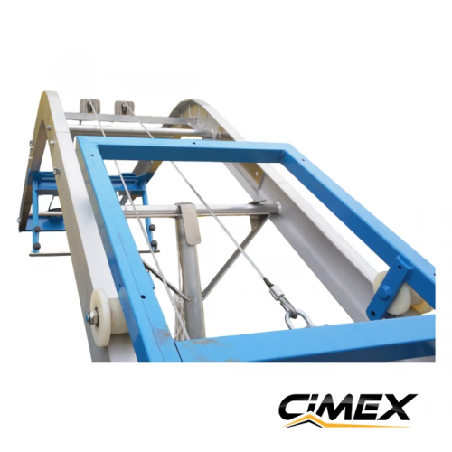 Lift for construction materials and photovoltaic panels CIMEX PL200RS - 19m / 250kg