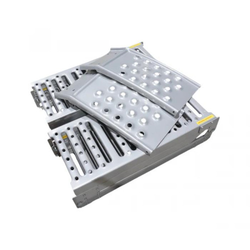 Triple Folding Steel Ramp STAHL for ATV, Lawn Mowers – Set of 2, 200 x 25 cm / 450 kg