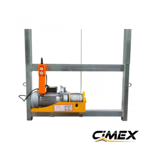 Hoist for Photovoltaic Panels and Construction Materials CIMEX SL200 – 20m / 200kg