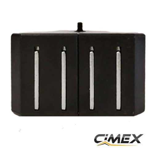 Magnetic bracket for laser level with 1/4" and 5/8" thread