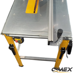 Single-phase table saw, 2200 W, 1600 x 550 mm