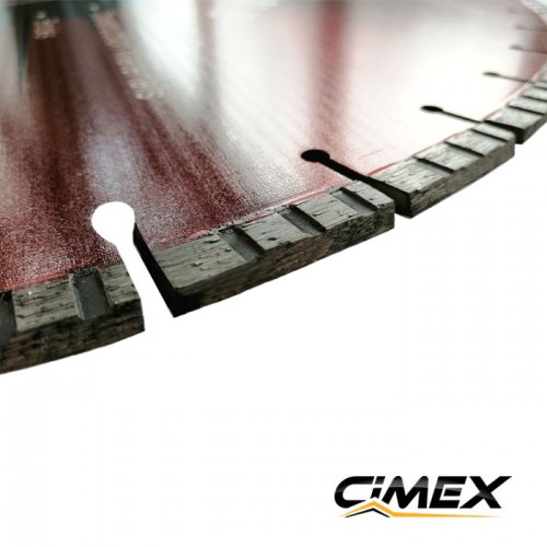 Diamond blade 650 mm for construction materials CIMEX CMS650