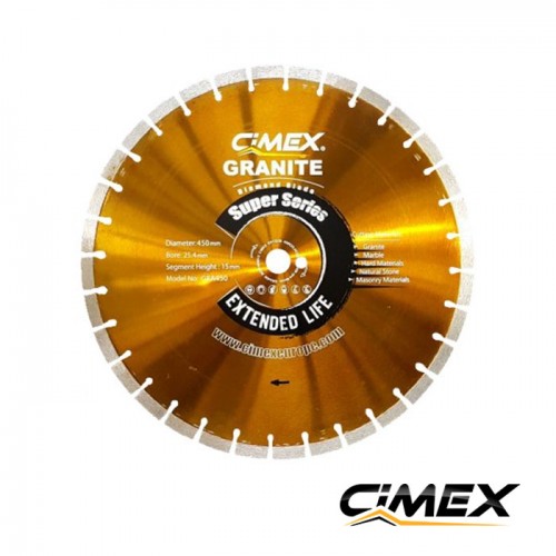 Diamond granite blade 450 mm CIMEX GRA450 Diamond granite blade 450 mm CIMEX GRA450