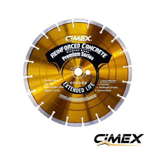 Diamond blade for concrete 300 mm CIMEX RCP300 Diamond blade for concrete 300 mm CIMEX RCP300