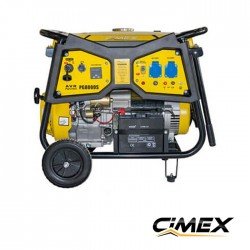 6.5kW PORTABLE POWER PETROL GENERATOR 4 PHASE - CIMEX PG8000S 6.5kW PORTABLE POWER PETROL GENERATOR 4 PHASE - CIMEX PG8000S