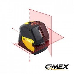 Self-levelling linear laser with cone prisms, five intersecting planes cross line CIMEX SL5D  Self-levelling linear laser with cone prisms, five intersecting planes cross line CIMEX SL5D