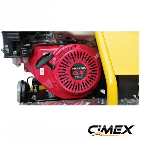 The CIMEX DPT1500 concrete double power trowel - gasoline engine